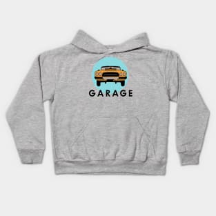 Garage and classic car Kids Hoodie